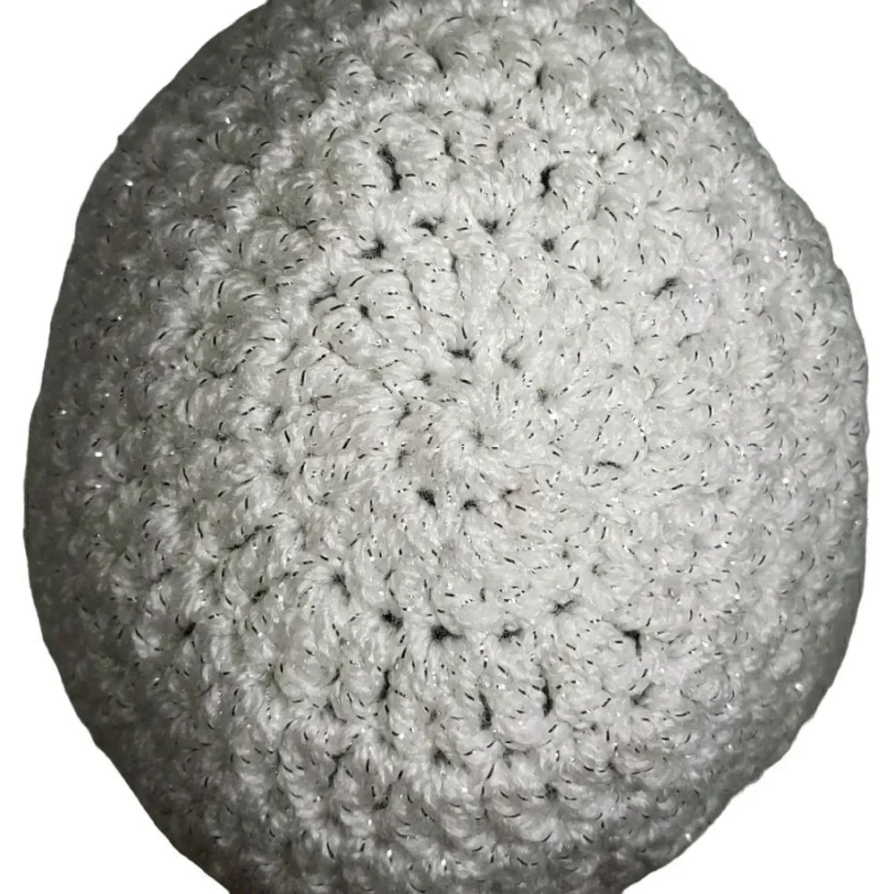GIRLS' HANDMADE KNIT HAT WITH FLOWER